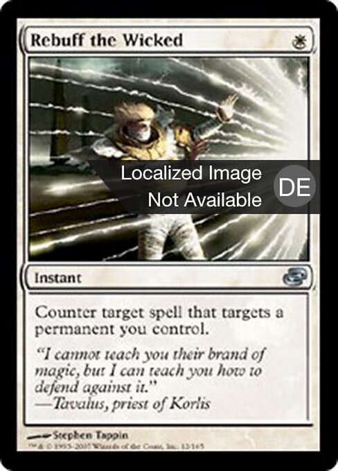 Zurückweisung der Bösen PLC-12 Uncommon Played Deutsch
