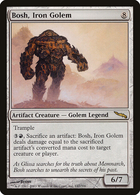 Bosh, Iron Golem MRD-147 Rare Light Played Englisch