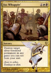 Ass Whuppin' UNH-117 Rare Excellent Englisch Foil