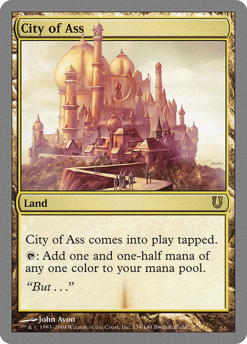 City of Ass UNH-134 Rare Excellent Englisch
