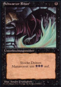 Schwarzer Ritus DTL-7 Common Played Deutsch