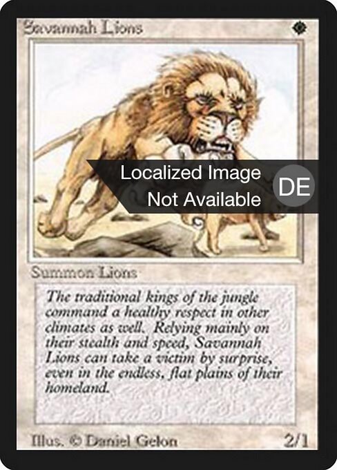 Savannenlöwen DTL-223 Rare Played Deutsch