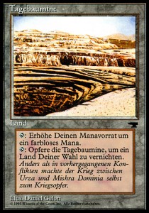 Tagebaumine RE-95 Uncommon Light Played Deutsch