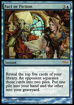 Fakt oder Fiktion FNM- Rare Played Englisch Foil