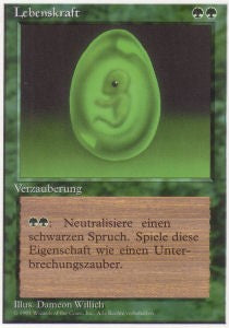 Lebenskraft DTU- Uncommon Light Played Deutsch