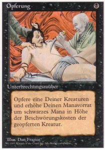 Opferung DTU- Uncommon Excellent Deutsch