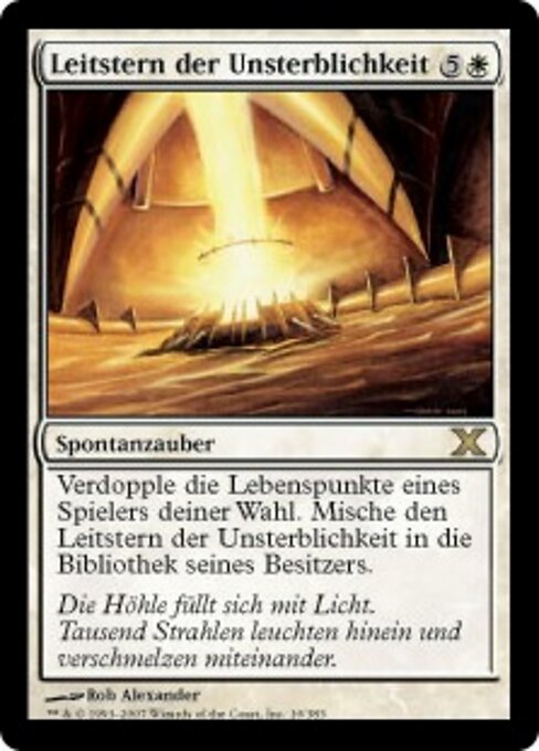 Leitstern der Unsterblichkeit 10E-10 Rare Light Played Deutsch