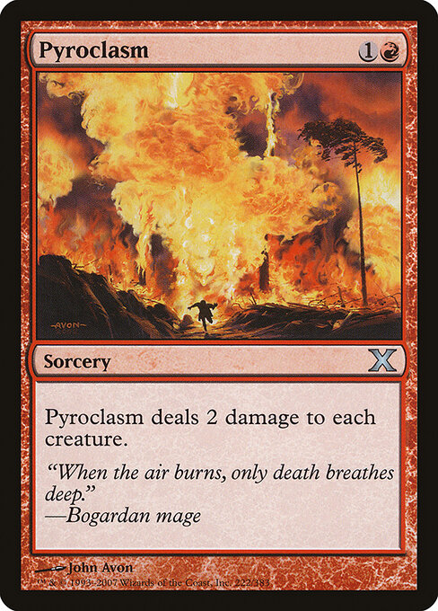 Pyroclasm 10E-222 Uncommon Excellent Englisch