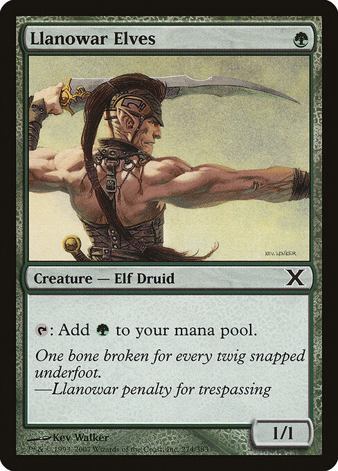 Llanowar Elves 10E-274 Common Played Englisch