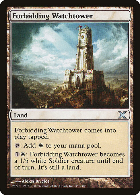 Abweisender Wachturm 10E-352 Uncommon Good Englisch