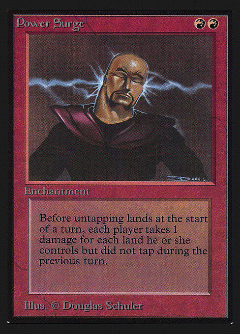 Power Surge CED- Rare Light Played Englisch