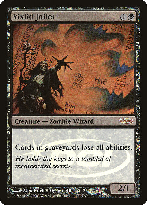 Yixlid Jailer GW-6 Rare Light Played Englisch Foil