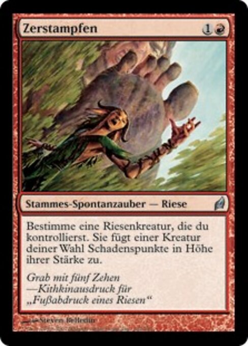 Zerstampfen LRW-162 Uncommon Light Played Deutsch Foil