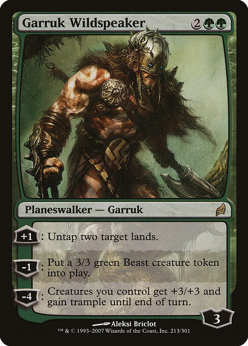 Garruk Wildspeaker LRW-213 Rare Light Played Englisch