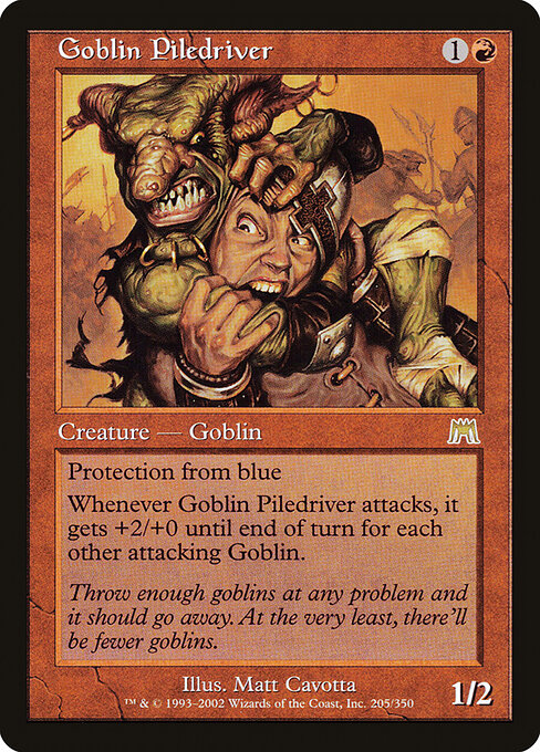 Goblin Piledriver ONS-205 Rare Good Englisch