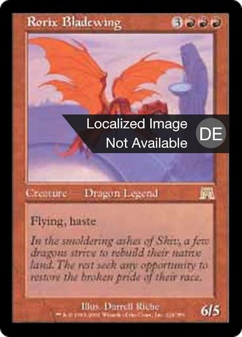 Rorix Bladewing ONS-224 Rare Light Played Deutsch