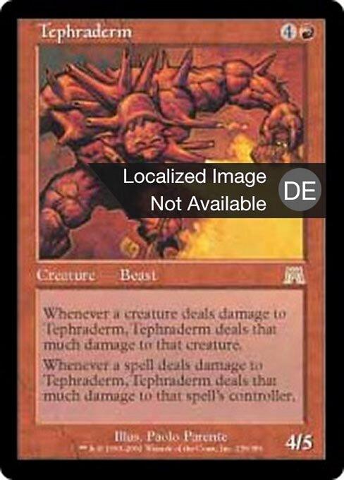 Tephraderm ONS-239 Rare Played Deutsch Foil