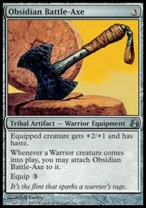 Kriegsaxt aus Obsidian MOR-144 Uncommon Good Englisch