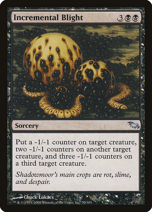 Incremental Blight SHM-70 Uncommon Light Played Englisch