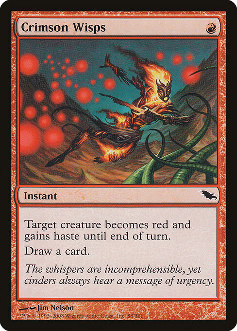 Crimson Wisps SHM-88 Common Excellent Englisch