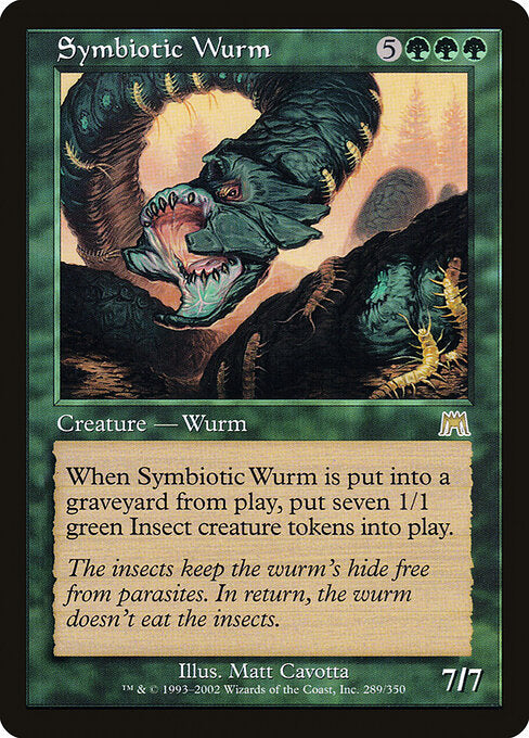 Symbiotic Wurm ONS-289 Rare Light Played Englisch