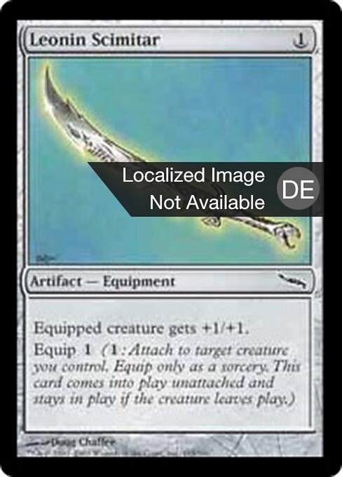 Leonidenkrummsäbel MRD-193 Common Good Deutsch Foil