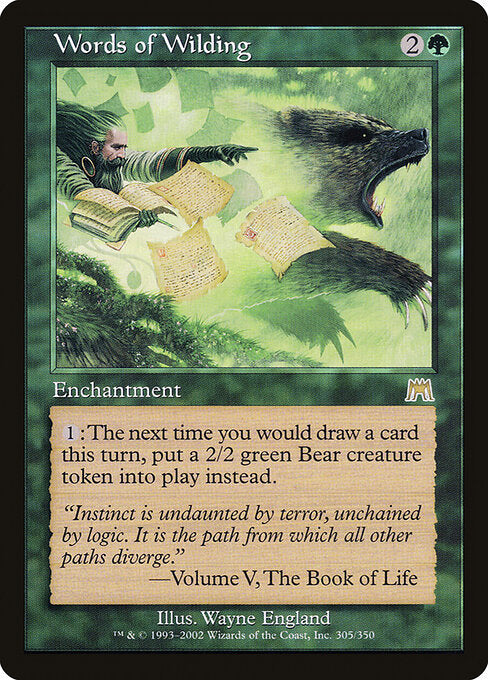 Words of Wilding ONS-305 Rare Good Englisch Foil