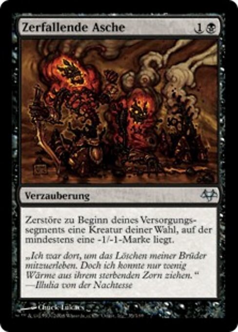 Zerfallende Asche EVE-35 Uncommon Excellent Deutsch
