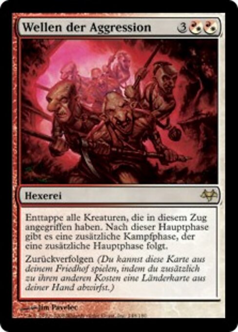 Wellen der Aggression EVE-148 Rare Good Deutsch