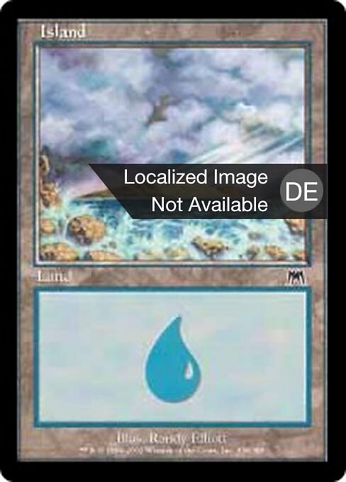 Insel (V.4) ONS-338 Land Light Played Deutsch Foil