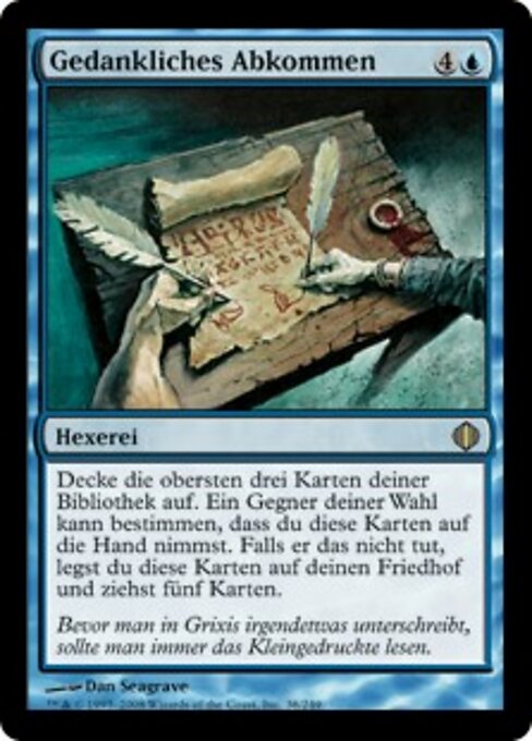 Gedankliches Abkommen ALA-38 Rare Poor Deutsch