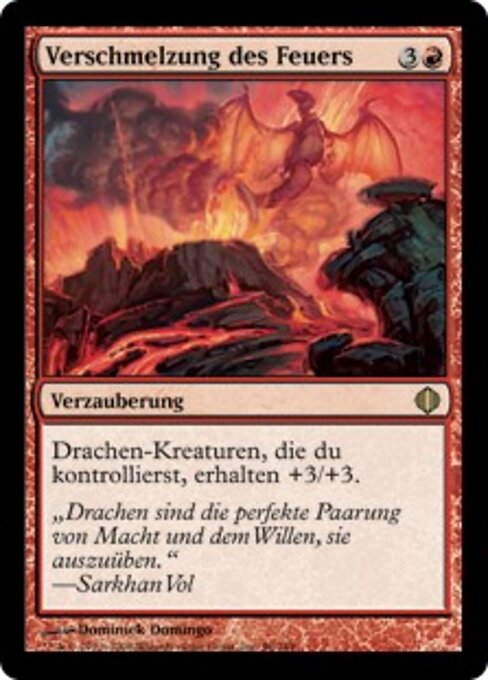 Verschmelzung des Feuers ALA-96 Rare Good Deutsch