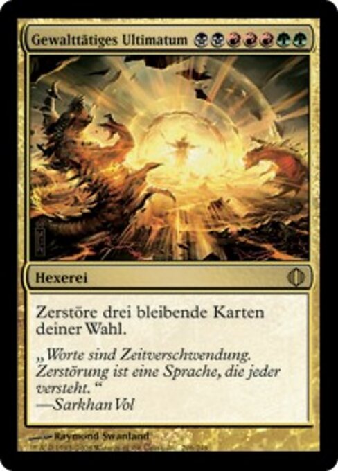 Gewalttätiges Ultimatum ALA-206 Rare Light Played Deutsch