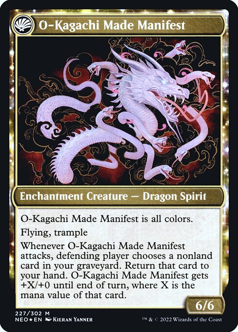 The Kami War // O-Kagachi Made Manifest - Back Face