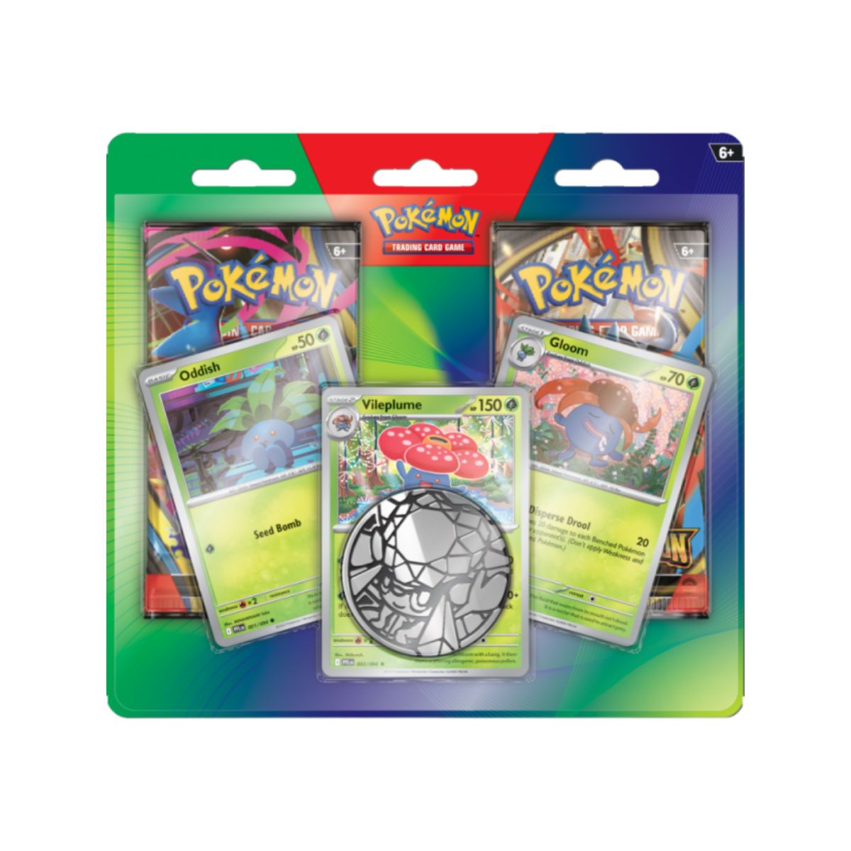 Pokémon Mega Evolution 2 Pack Blister Oddish Englisch