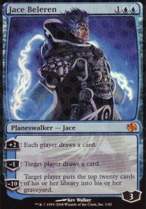 Jace Beleren (V.1) DD2-1 Mythic Light Played Englisch Foil