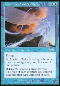 Mistform Wakecaster LGN-48 Uncommon Light Played Englisch Foil