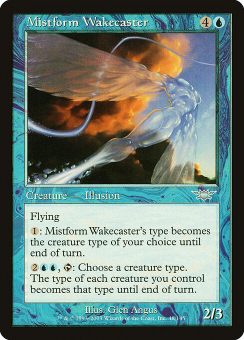 Mistform Wakecaster LGN-48 Uncommon Light Played Englisch Foil