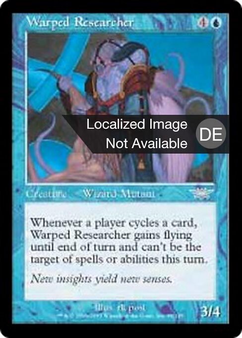 Verdrehter Forscher LGN-56 Uncommon Light Played Deutsch Foil