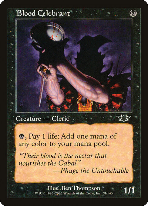 Blood Celebrant LGN-61 Common Excellent Englisch