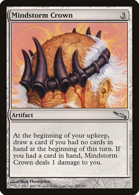 Gedankensturmkrone MRD-207 Uncommon Light Played Englisch Foil