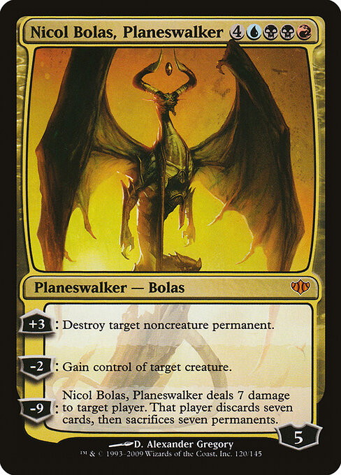 Nicol Bolas, Planeswalker CONF-120 Mythic Excellent Englisch