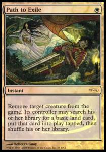 Weg ins Exil GW-24 Rare Light Played Spanisch Foil