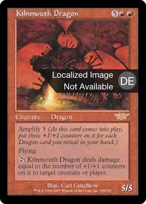 Röstschlund-Drache LGN-104 Rare Poor Deutsch Foil