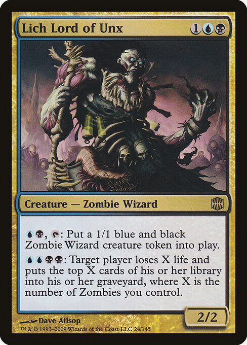 Lich Lord of Unx ARB-24 Rare Good Englisch