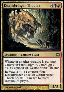 Todesbringer-Thoktar ARB-36 Rare Light Played Deutsch Foil