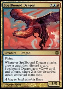 Spellbound Dragon ARB-90 Rare Played Englisch