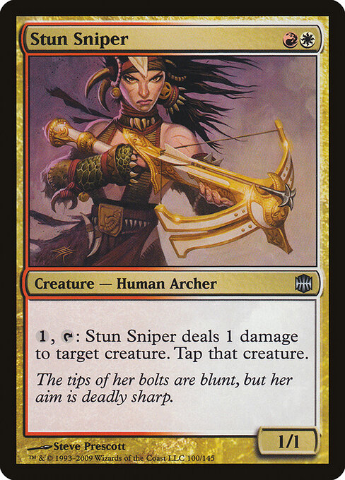 Stun Sniper ARB-100 Uncommon Light Played Englisch Foil