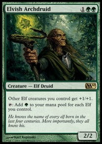 Elfischer Erzdruide M10-176 Rare Excellent Englisch