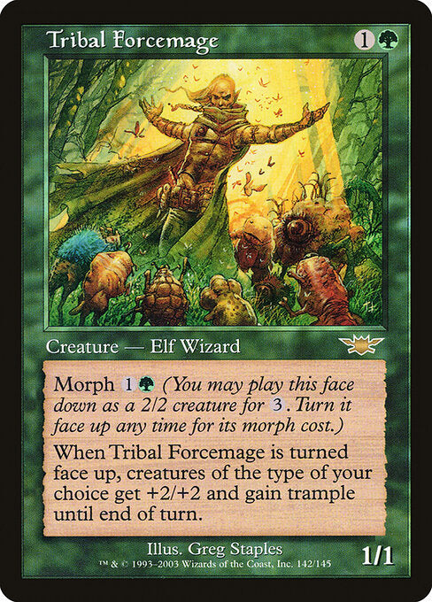 Tribal Forcemage LGN-142 Rare Light Played Englisch